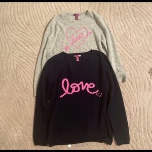 AQUA CHASEMERE SWEATERS!